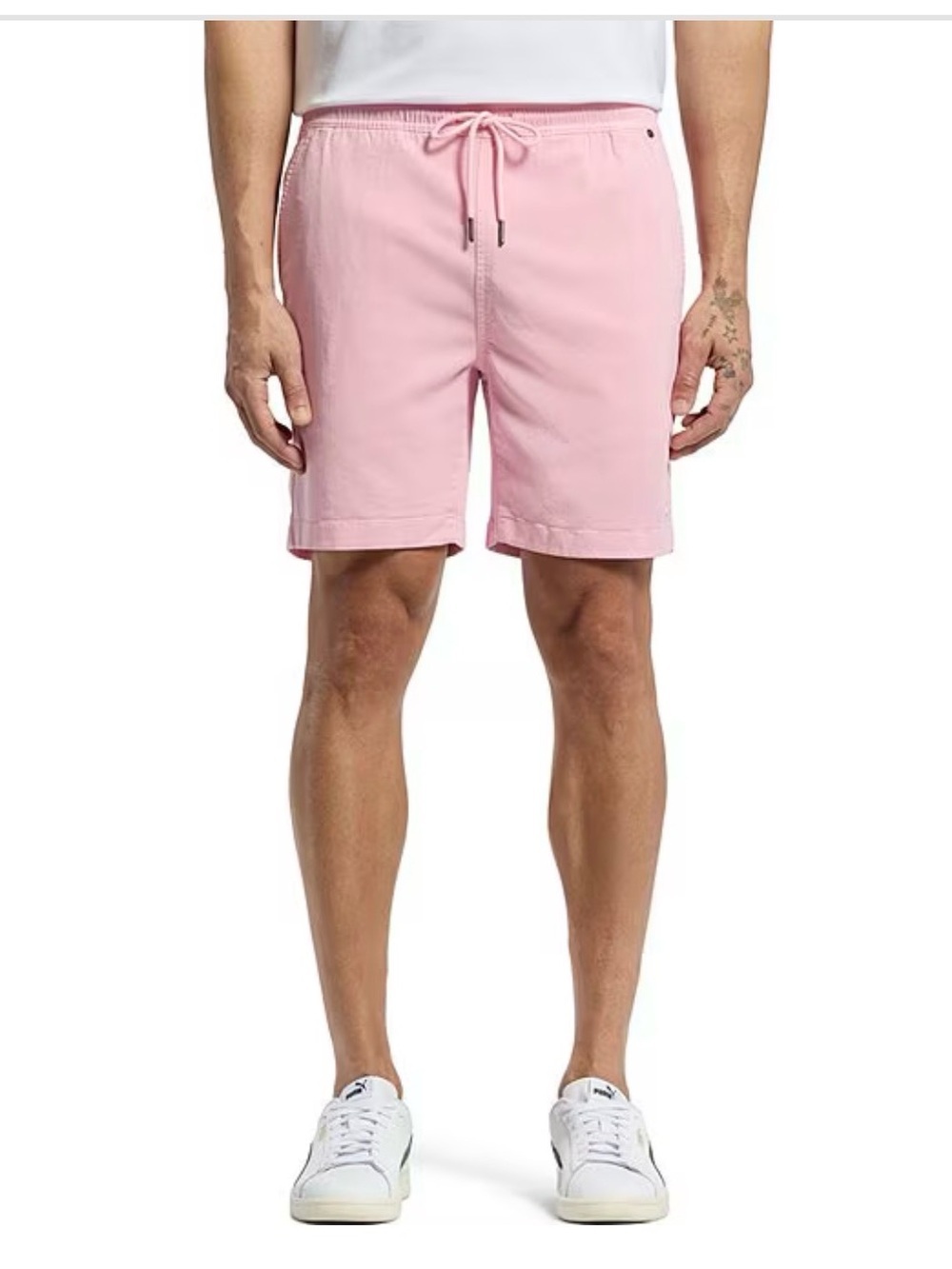 Psycho Bunny Willis Stretch Tencel Shorts 1XLT Pink Vacay Resort Beachy Preppy